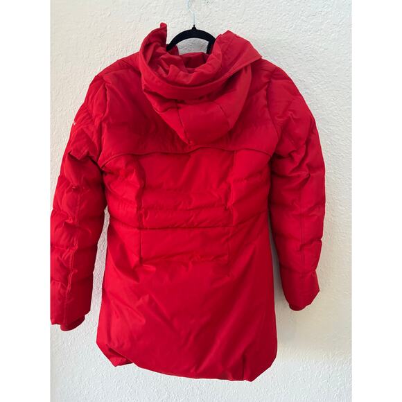 Orolay Women's Down Coat Winter Puffy Hooded Jacket Red NWOT Medium $160 - Picture 8 of 10